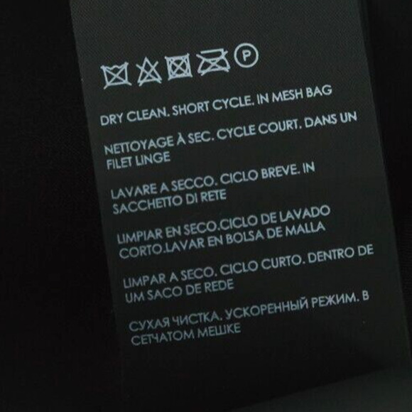 Club Monaco Size Small S Black Donnatina Ostrich Feather Crew 3/4 Sleeve Top - Picture 6 of 8